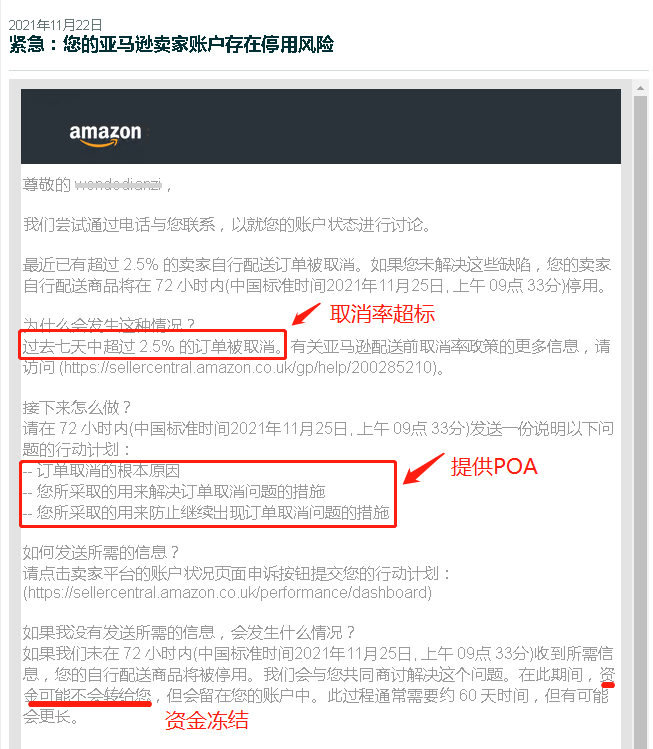 【亞馬遜】自發貨權限停用 —— 封店篇
