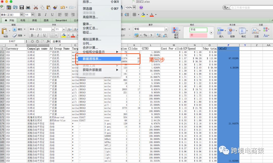 分析亞馬遜CPC廣告數據?