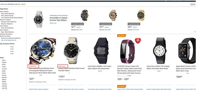 亞馬遜高段位玩家必知的三種廣告形式