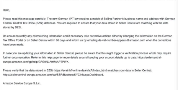注意!收到亞馬遜核查郵件的賣家要注意了!