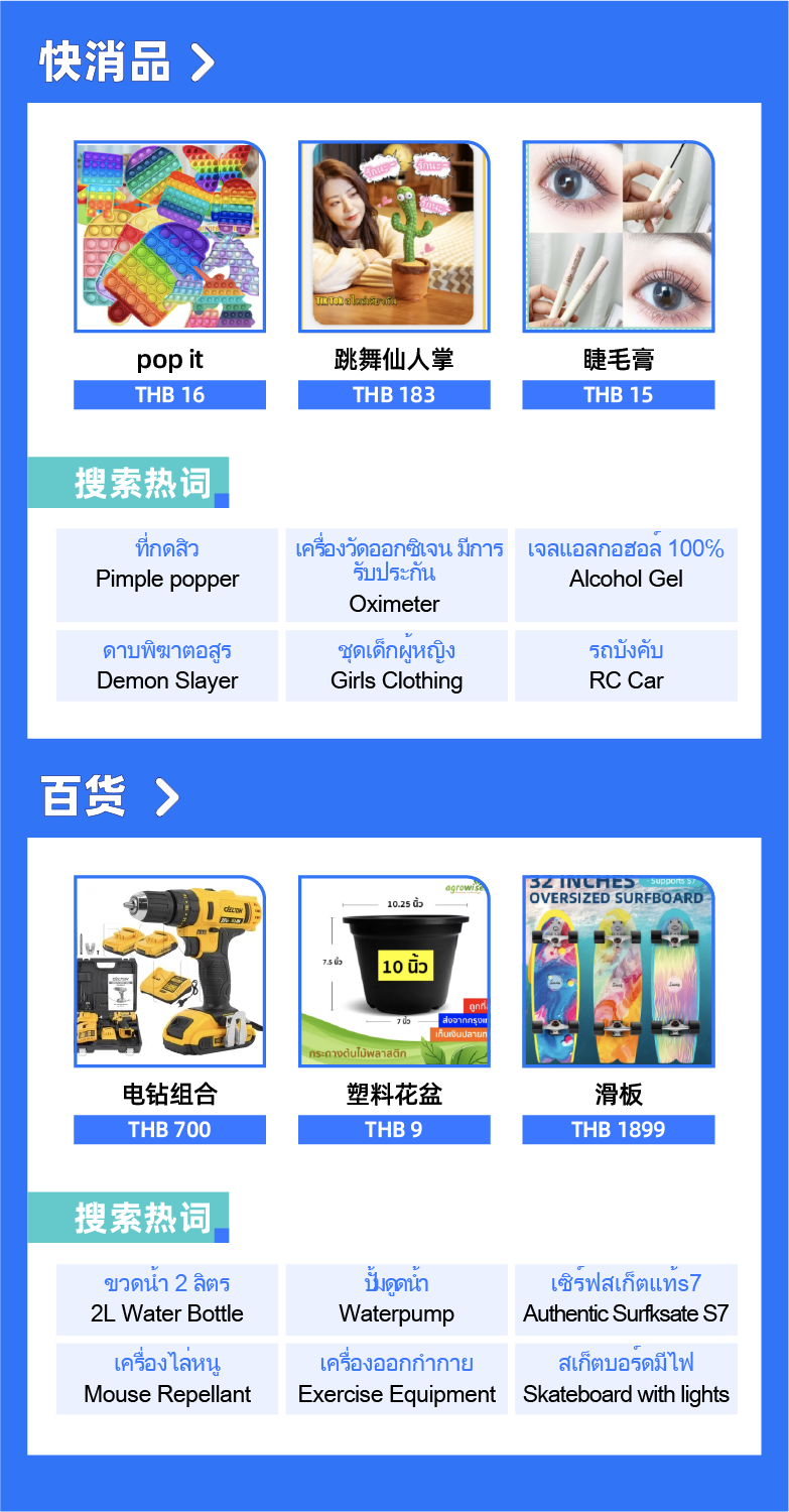 泰有料|泰國本地倉重磅推出全新利好&大爆居家品類趨勢盤點