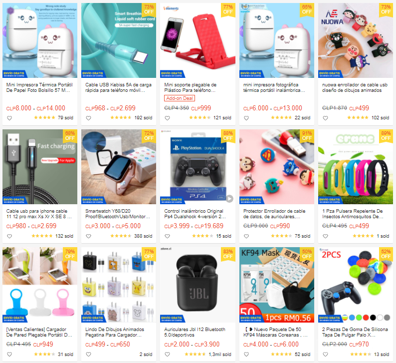 【Shopee市場周報】蝦皮智利站2022年3月第1周市場周報