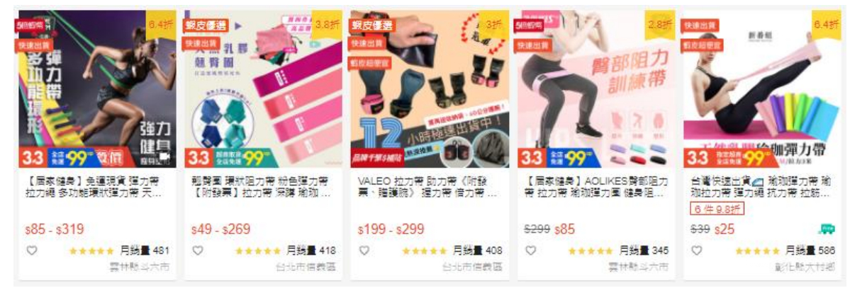 【Shopee市場周報】蝦皮臺灣站2021年3月第2周市場周報