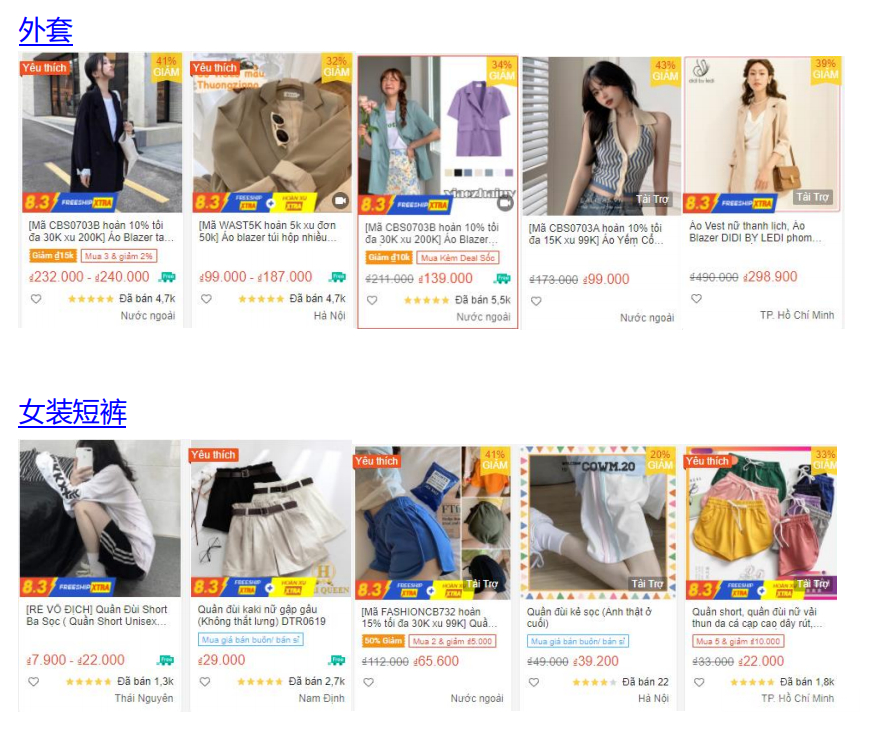 【Shopee市場周報】蝦皮越南站2021年3月第2周市場周報