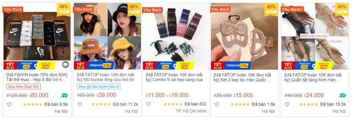 【Shopee市場周報】蝦皮越南站2021年2月第1周市場周報