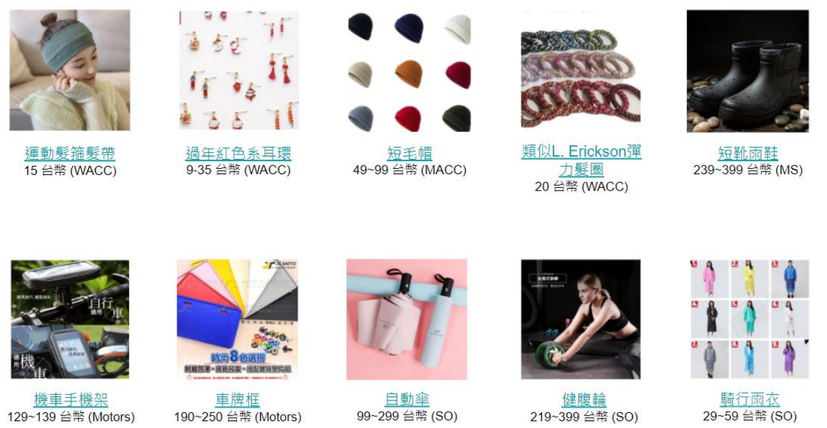 【Shopee市場周報】蝦皮臺灣站2020年12月第4周市場周報