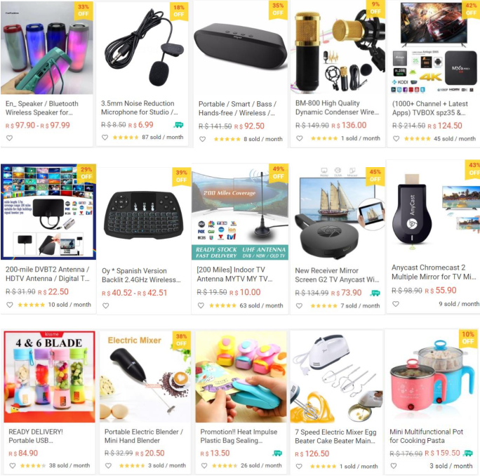 【Shopee市場周報】蝦皮巴西站2020年4月第4周市場周報