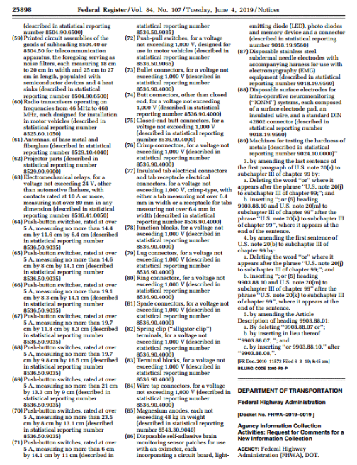 美國公布第六批關稅加征排除清單！(附清單及關稅查詢方法)