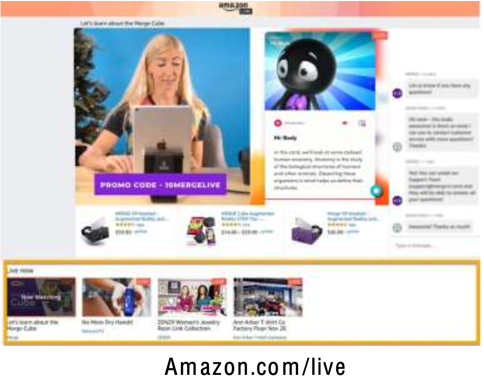 猜我發現了什么？381億跨境“電商+直播”商機，打造亞馬遜沉浸式購物體驗！