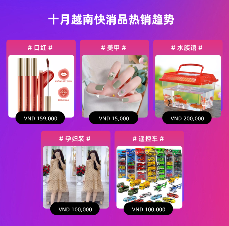 十月越南婦女節帶動美妝熱銷，越南站點第四季度熱銷趨勢選品公布！
