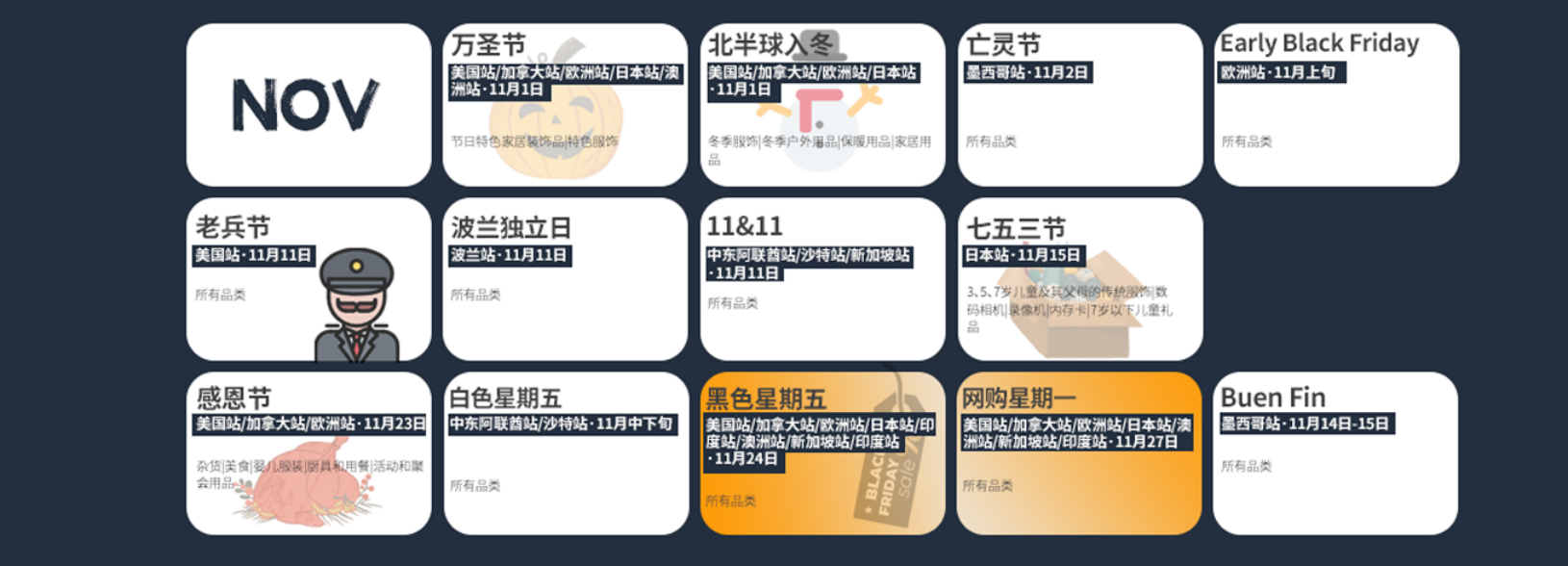 2023亞馬遜大賣日歷！掃碼【免費】領