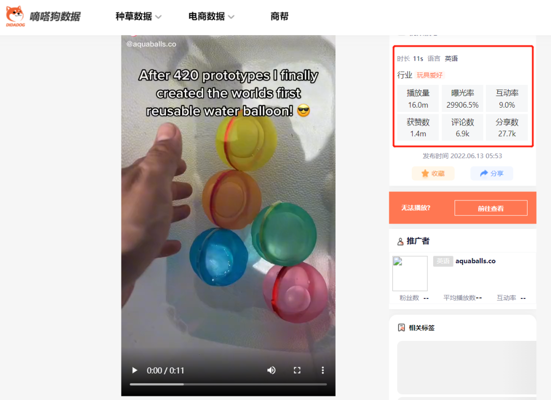 TK爆火單品“硅膠水球”獲千萬播放！泳池玩具類目值得關注 