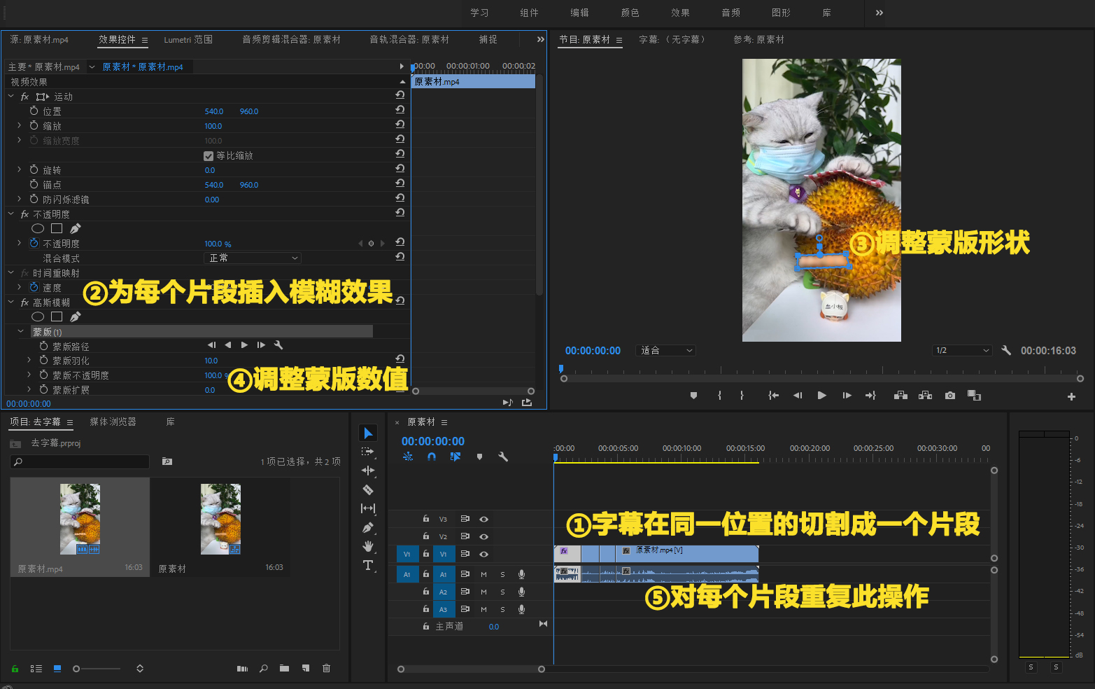 TikTok短視頻運營去除中文字幕方法對比