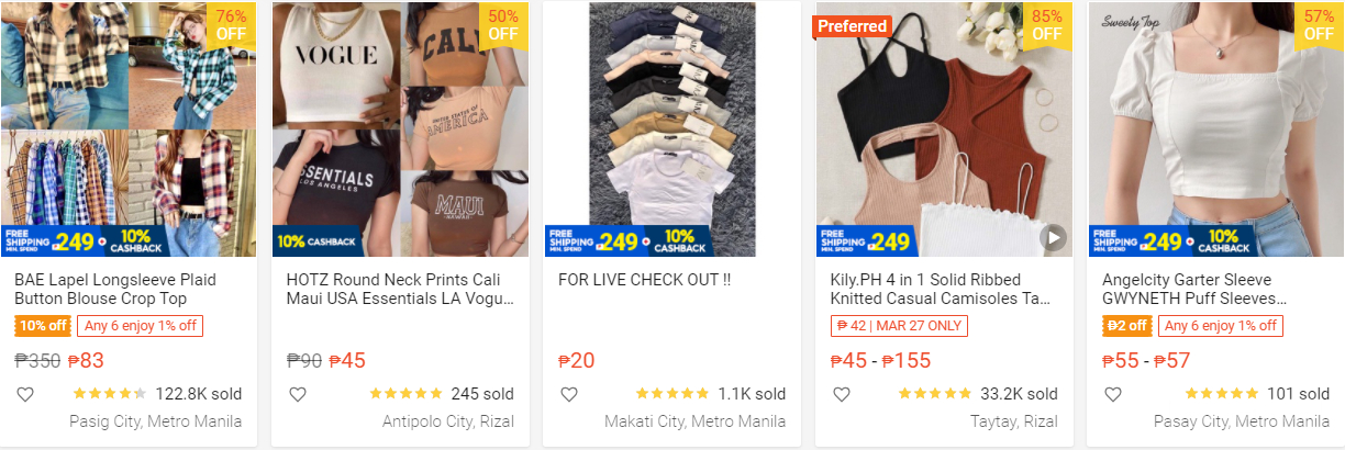 【Shopee市場周報】蝦皮菲律賓站2022年3月第5周市場周報