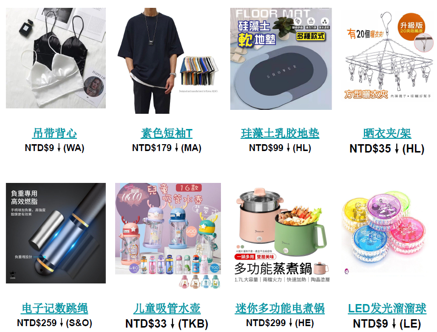 【Shopee市場周報】蝦皮臺灣站2022年3月第4周市場周報