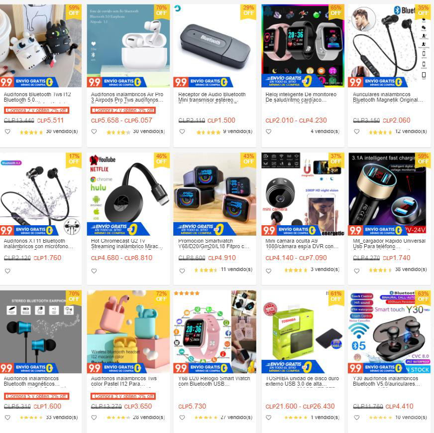 【Shopee市場周報】蝦皮智利站2021年9月第1周市場周報