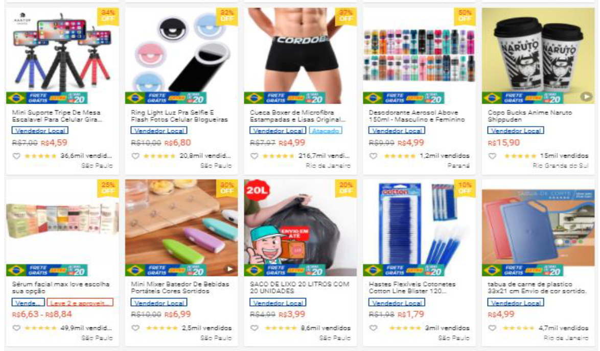 【Shopee市場周報】蝦皮巴西站2021年8月第3周市場周報