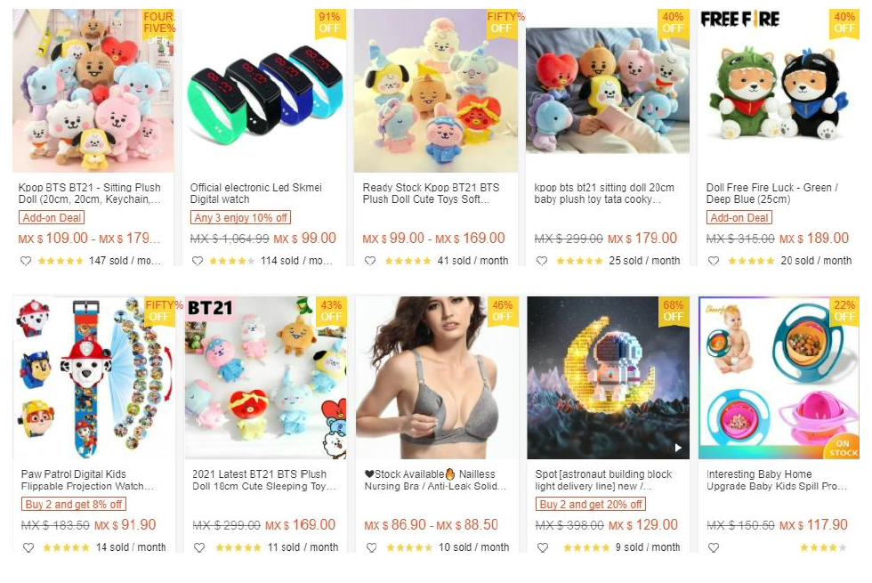 【Shopee市場周報】蝦皮墨西哥站2021年8月第2周市場周報