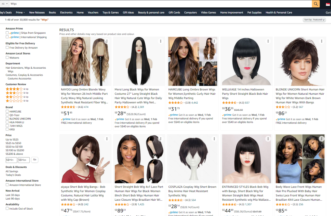 排名僅次于SHEIN，這家靠假發起家的獨立站流量已破百萬